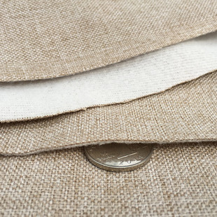 加厚素色纯色细麻沙发布料大全面料棉麻桌布防尘盖布抱枕手工di