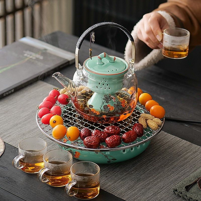 电陶炉煮茶器装家用玻璃烧水茶壶泡茶办公室小型煮茶壶蒸煮茶器,厨房电器,电磁炉/陶炉,淘宝优惠券,粉丝福利购,淘宝优惠卷