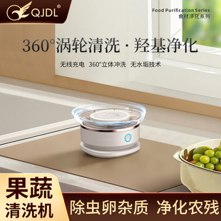 巧居巧具升级转转果蔬净化器食材洗机除菌除农残虫卵自动洗菜机