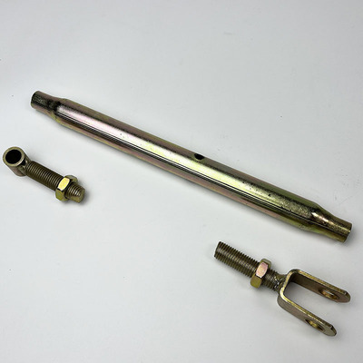 加厚可调节拉杆32cm工程电动三轮车车架后桥调节杆平衡杠