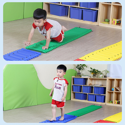 幼儿园儿童前庭感统训练触觉板器材早教家用教具平衡步道团体