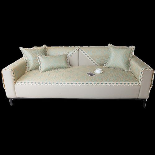 艾香凉席沙发垫夏季凉坐垫子冰丝藤席防滑沙发罩现代夏天款