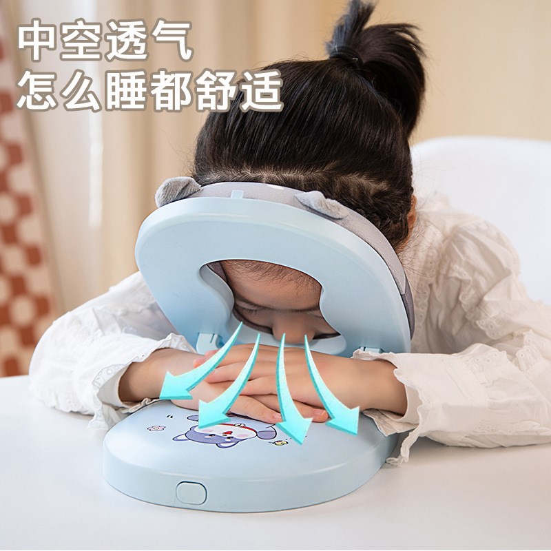 卡通午睡枕小学生趴睡枕少儿折叠午休桌上睡觉趴趴枕头抱枕夏午睡