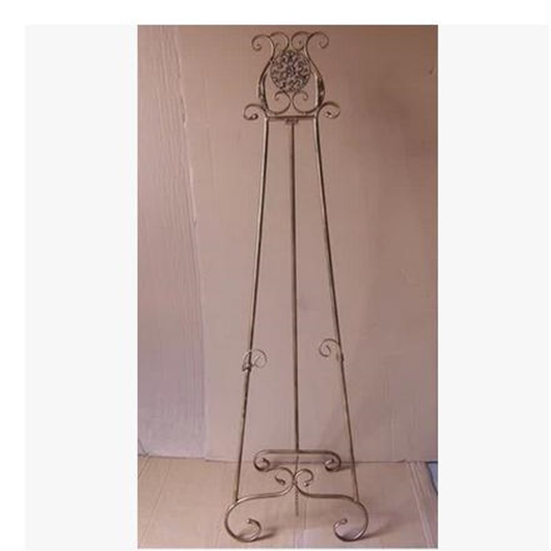 欧式铁艺油画架画板支架油画展示架 客厅婚纱架海报架 支点可调节