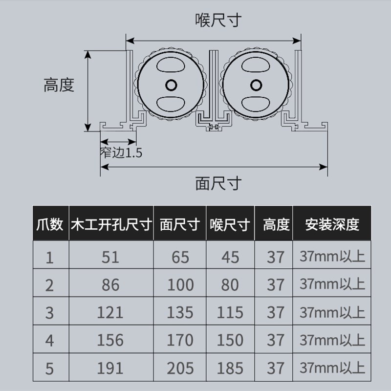定制中央空调爪形出风口条形散流器极简内嵌线性爪型风口温喷爪型