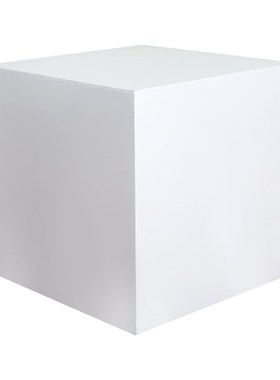 地台展示台橱窗长方体展会展台木制烤漆模特白色底座商业陈列展柜