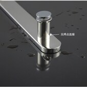 加厚方管单面拉手房玻璃移门横装 把手浴屏毛巾扶手