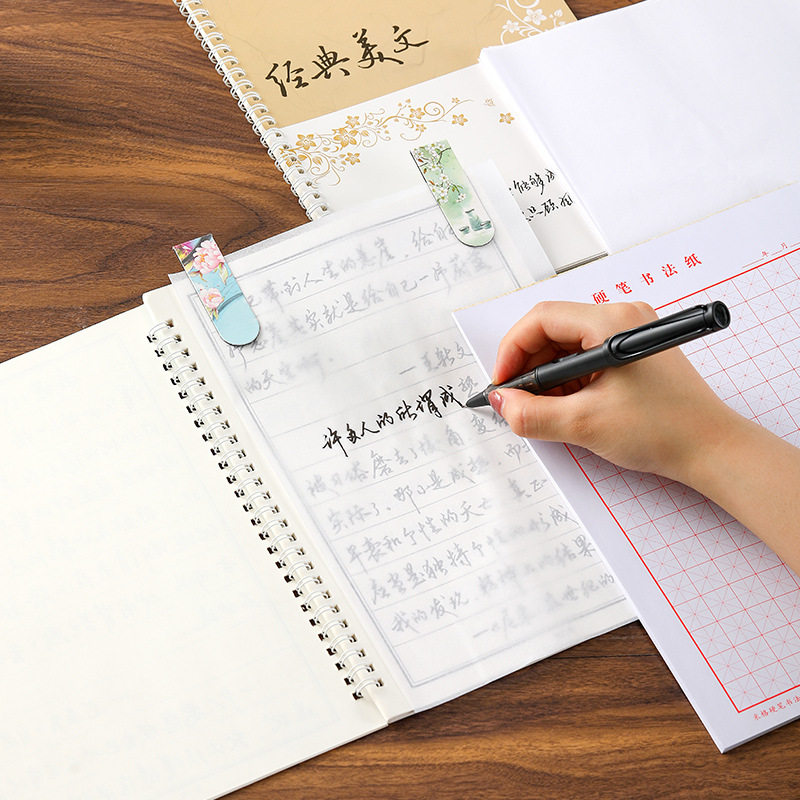 手写字体字帖行书行草成年描红练字帖硬笔书法钢笔大学生练字本