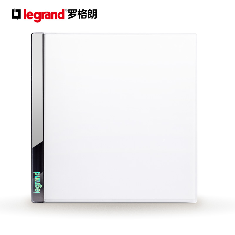 罗格朗开关插座面板多孔家用暗装五插双开16a空调usb逸远素月白