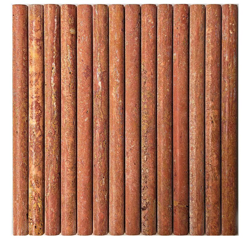 佳纷半圆弧天然大理石马赛民宿咖啡店吧台圆弧形长条瓷砖