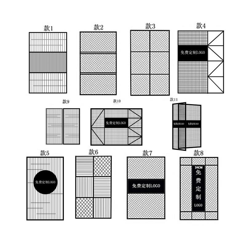 装饰铁网网格背景墙工业风铁丝网隔断铁艺网格吊顶铁网落地展