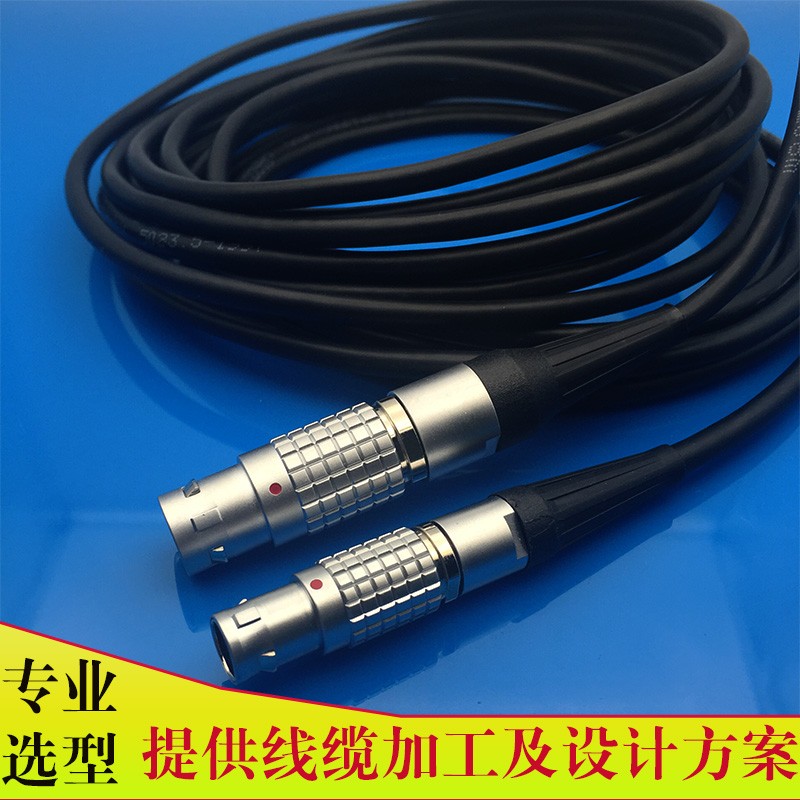 推拉自锁插拔兼容雷默航空插头插座FGG 00b 0b 1b2 4芯金属连接器