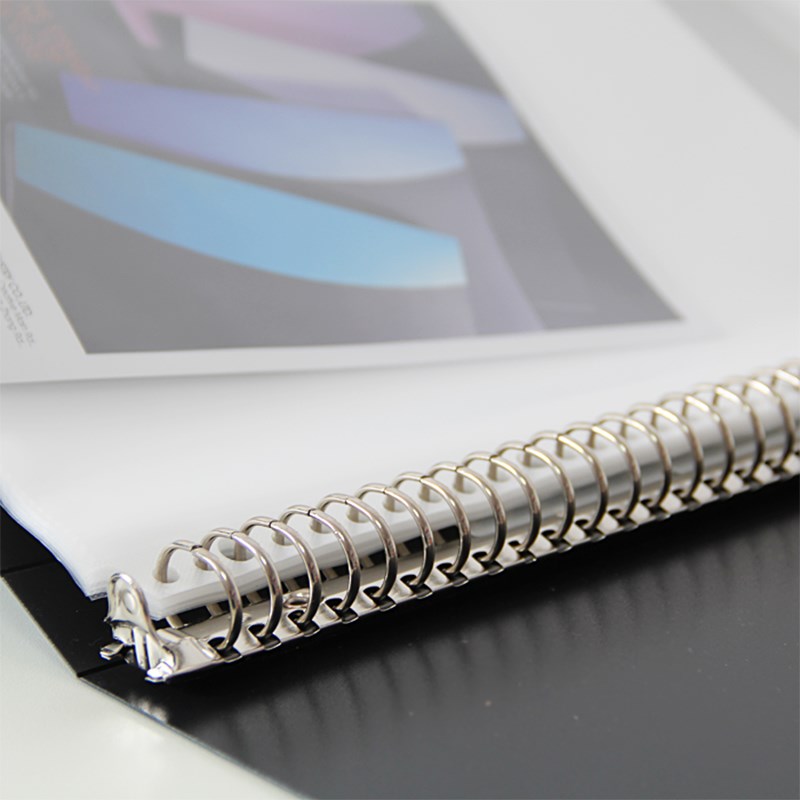 树德资料册1 加厚活页插袋文件夹多孔夹插页夹0孔钢夹