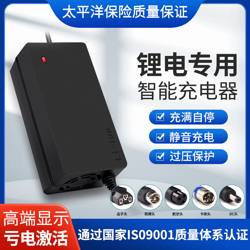 锂电池电动车充电器8VV0V2V272V电车锂离子哈雷平衡车通用