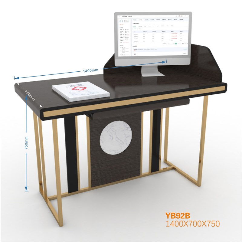 医院家具中医诊所中式接诊桌看诊台电脑桌办公座椅带抽屉转角