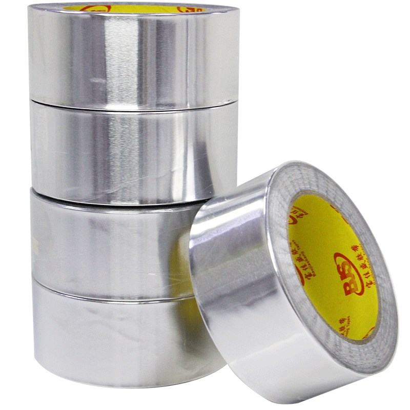 铝箔胶带耐高温防火锡箔纸胶带耐晒防火防潮导电屏蔽强弱电抗干扰