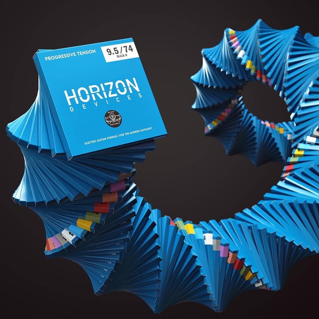 冲销量!HORIZON DEVICES地平线电吉他琴弦弦7弦8弦前卫重型降弦