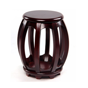 古筝凳圆实木椅凳中式琴凳单人凳红木色紫檀色仿古结实耐用