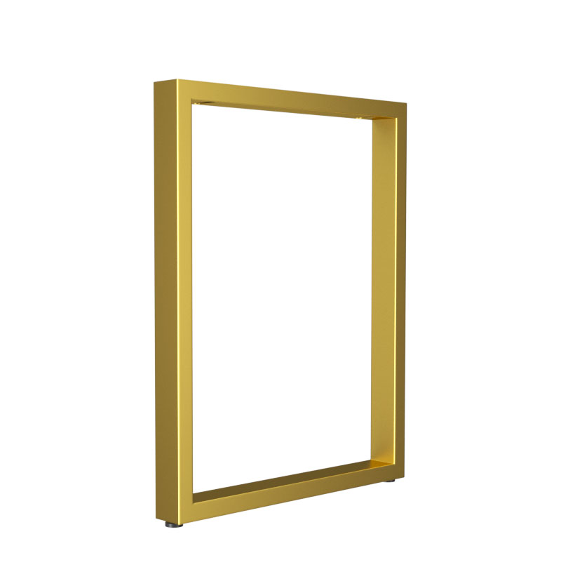 铁艺回型桌腿支架吧台搭边脚金色桌架书桌餐台脚橱柜支撑底座