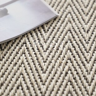 久忆人字纹剑麻编织环保耐脏客厅卧室茶几方形书房茶室剑麻地毯