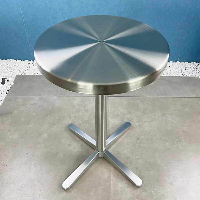 工业风桌椅小户型餐桌奶茶咖啡店休闲桌子圆桌正方形定制,住宅家具,不锈钢/PVC餐桌,淘宝优惠券,粉丝福利购,淘宝优惠卷