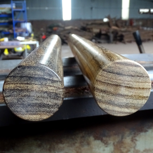 喀麦隆黑檀(古夷苏)木棍硬木圆棒木条料实木杆擀圆形长