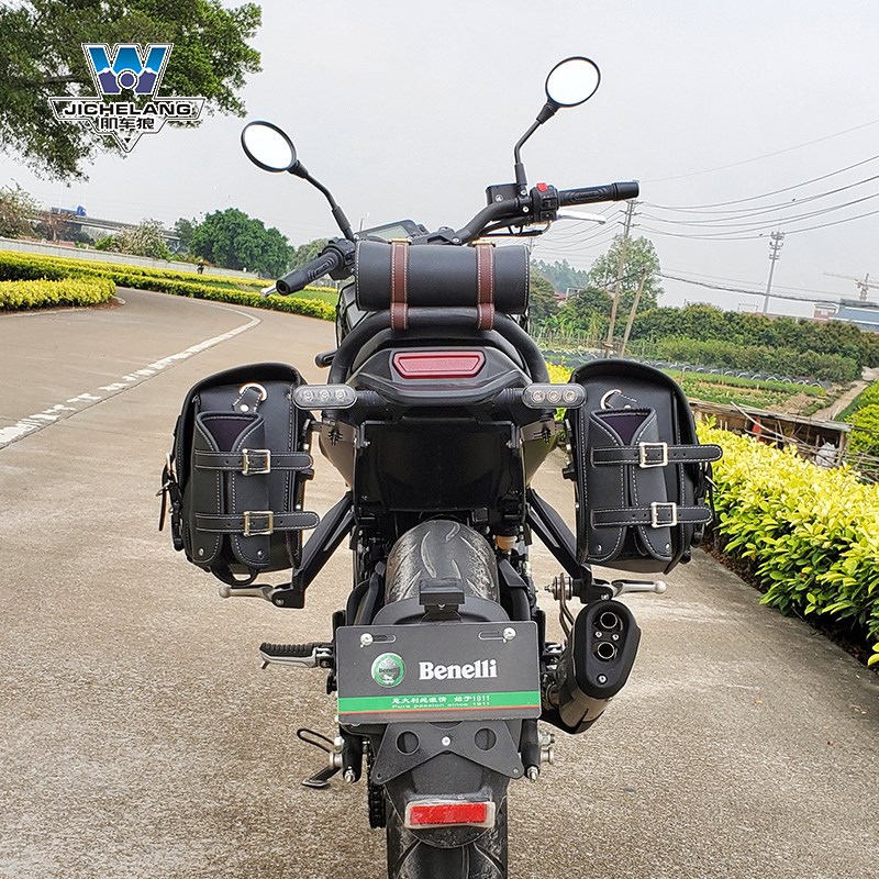 肌车狼  适用于贝纳利幼狮0/0/2C边包箱复古边包侧防水改装