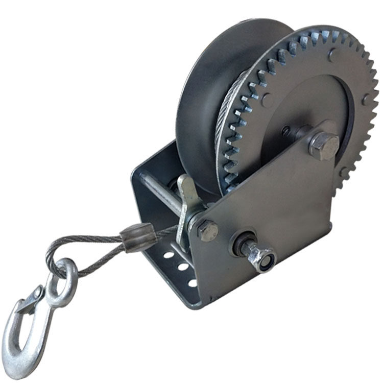 手摇绞盘微型小卷扬机手动锁提升小吊机自家用吊机绞车葫芦吊机