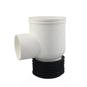 加厚伸缩节三通管调节四通上下伸厕所阳台排水立扁四通