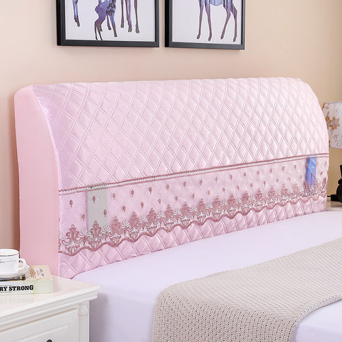 全包布艺床头罩米.米弹力软包床头实木床头靠背防尘保护罩