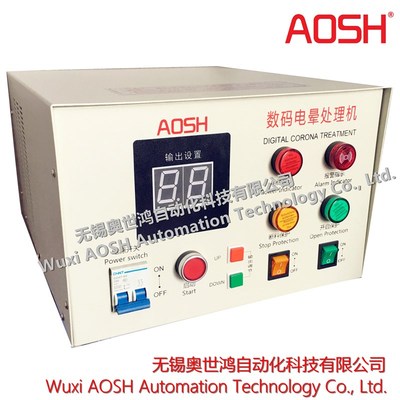 2-10KW AOSH电晕机三维等离子薄膜电子冲击火花杯子电晕处理机