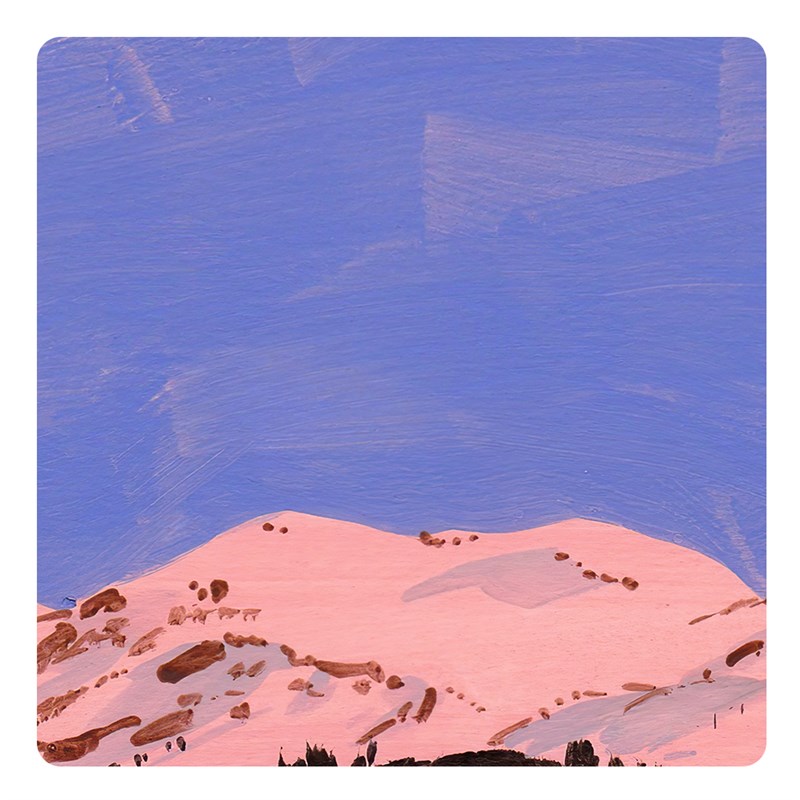 特惠捡漏】插画Yukiko Noritke复刻艺术版画雪山风景装饰画芯