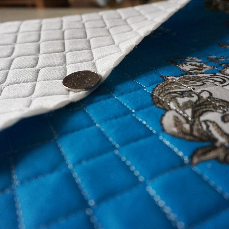 数码印短毛绒布欧式大汽车内饰顶棚座沙发座椅床头软包面料