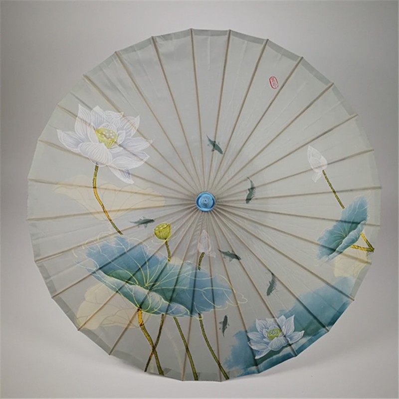 春早精品绸布伞工艺伞油纸伞舞蹈伞道具伞古风汉服伞吊顶装饰伞