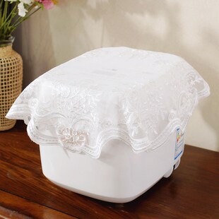 唯米欧式蕾丝豆浆榨汁小电器方巾盖布防尘罩遮盖巾