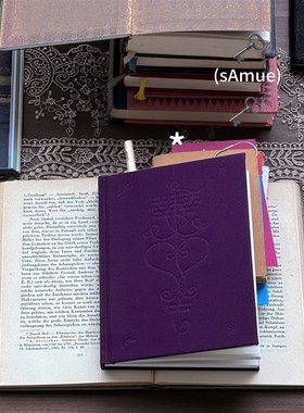 自由心锁B6布面手账本笔记本日记本硬壳薄荷绿竖线本samue杉友