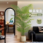 仿生散尾葵客厅电视柜旁边绿植仿真凤尾葵室内装 饰假树造景