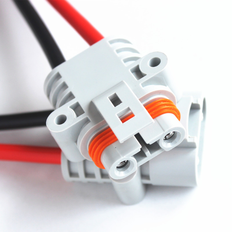 安德森防水插头汽车驻车空调对插头连接器对接头锂电电动车