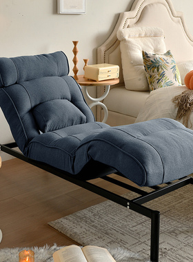 ino折叠沙发床贵妃躺椅客厅卧室阳台躺睡两用创意单人沙发椅