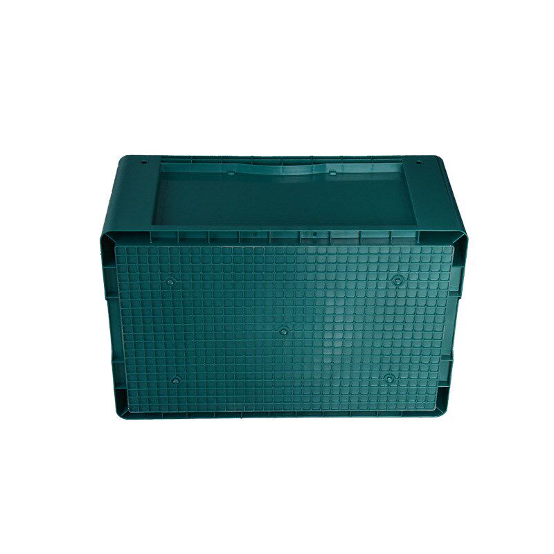 韩式塑料周转箱加厚分格物流箱带盖储货架零件箱运输汽配工具箱