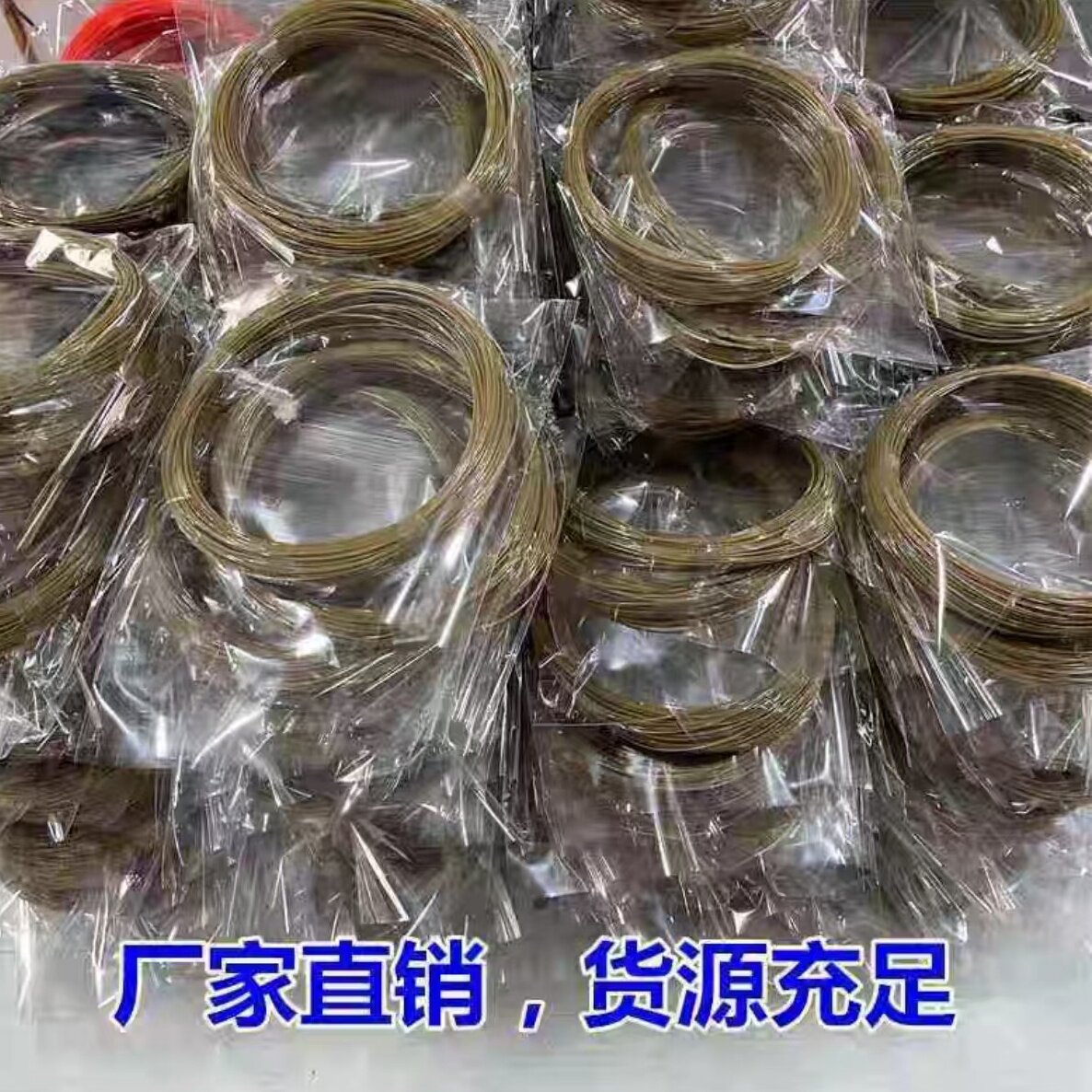 枯草色土黄色黑色硬质尼龙单丝胶丝线编织鱼线不反光超隐蔽绑钩线