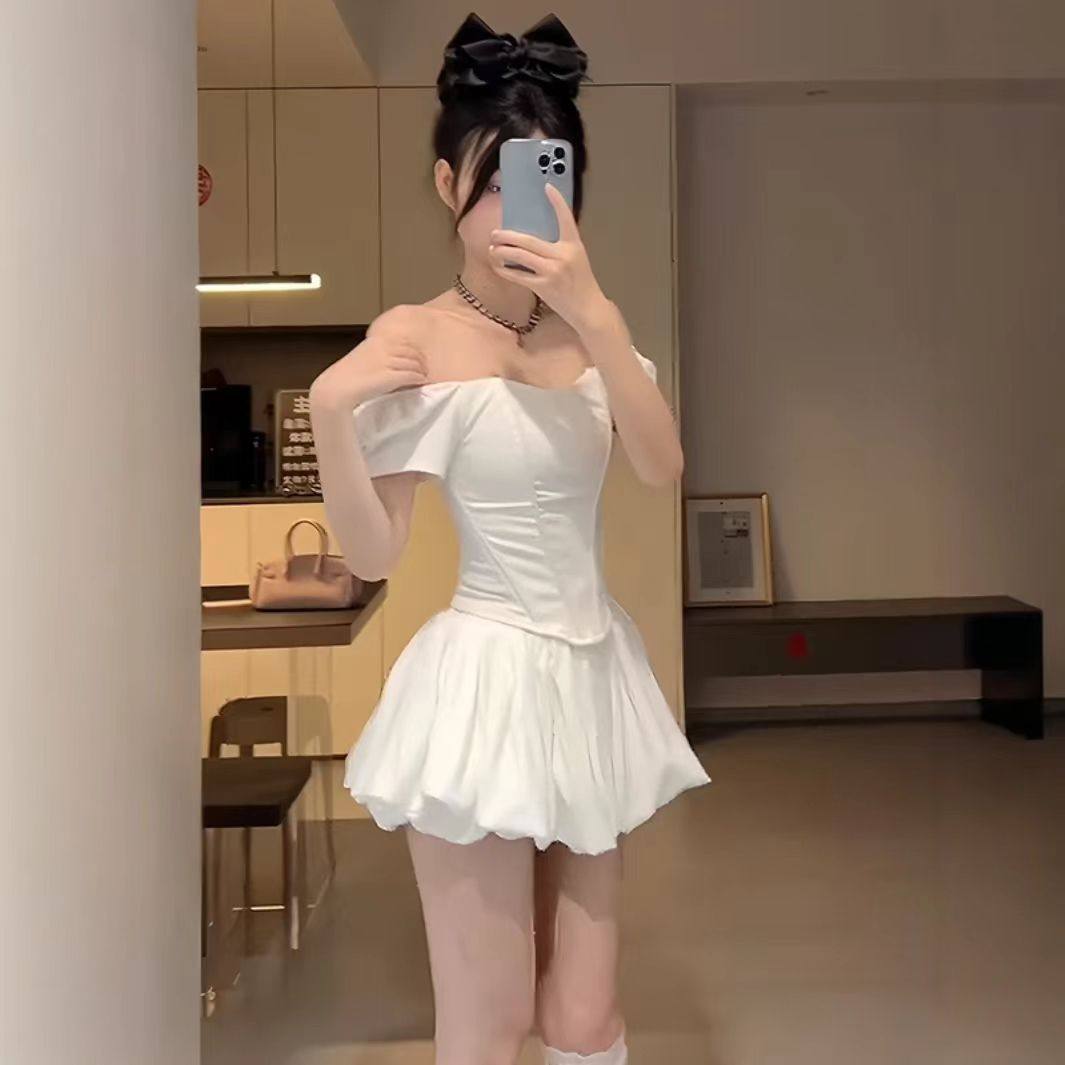 BETTERME短袖性感立体鱼骨抹胸