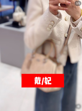 扣子 戴妃包手提包斜挎包