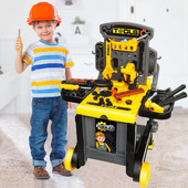 儿童工具箱装 宝宝理工具台益智过家家岁男孩