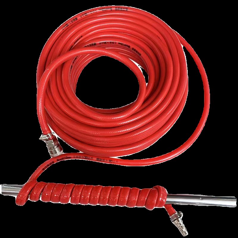 真石漆喷枪高压软管防爆气泵空压机气管防冻软管三层网管气动扳手