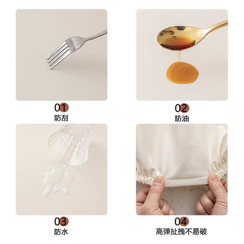 小羊皮全包桌布防水防油免洗餐桌台布茶几布艺桌桌罩书桌垫,居家布艺,桌布,淘宝优惠券,粉丝福利购,淘宝优惠卷