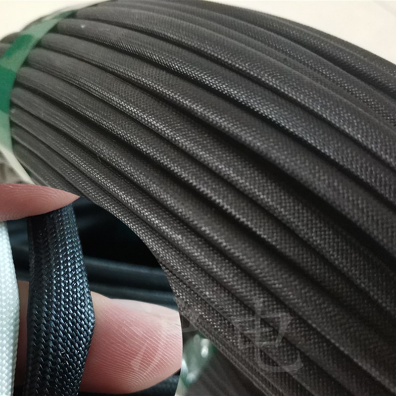 硅橡胶玻璃纤维管F级红黑色自熄管高温管阻燃管玻纤定纹管黄腊管