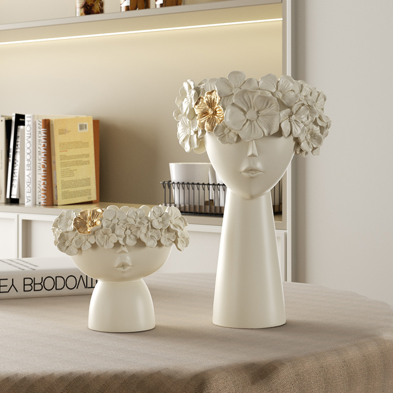 抽象艺术人物工艺品高级客厅电视柜装饰品创意办公室酒柜摆件