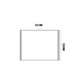 无碳电脑打印纸三等分 三联三等分打印纸 两等分彩色 白