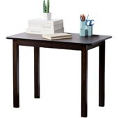 桃电脑桌台式 学习写字书桌实木楠竹长方形办公小桌子